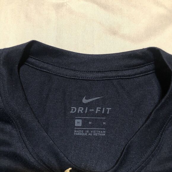 EUC Brewers Shirt Men's Medium Nike Dri-Fit Milwaukee MLB Baseball Navy Blue - Picture 5 of 8